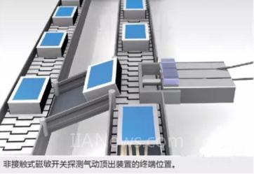 用傳感器探測活塞上的磁塊從而監(jiān)控活塞位置 用傳感器探測活塞上的磁塊從而監(jiān)控活塞位置